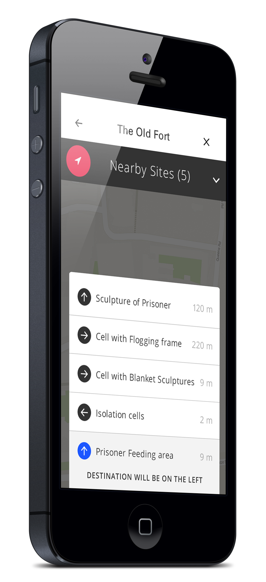 Mobile App and Guided Tours screen