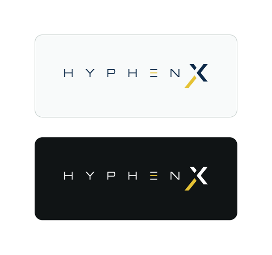 HyphenX Design Language screen