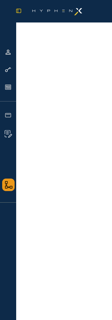 HyphenX Design Language screen